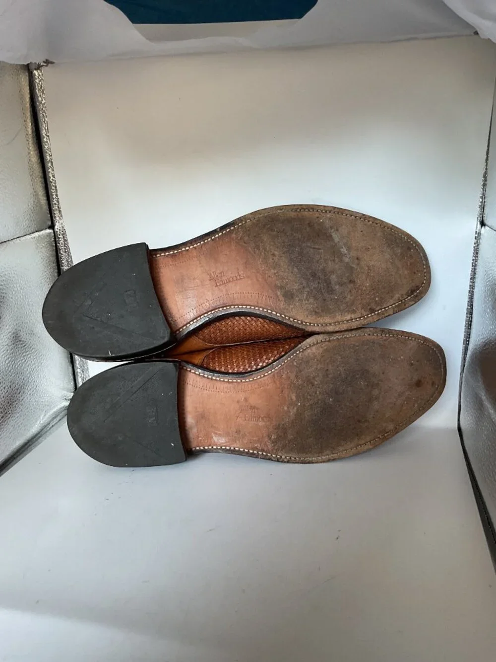 Allen Edmonds “Lauderdale” Woven Cap Toe Oxford Dress Shoes – Made in USA - Picture 8 of 11